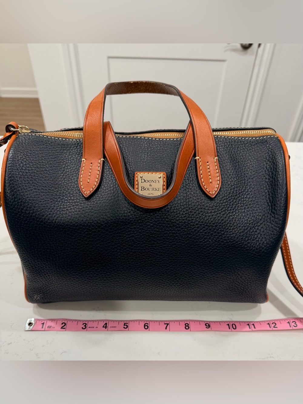 Dooney & Bourke Pebble Grain Olivia Satchel - Picture 7 of 12